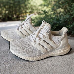 adidas Ultraboost Primeblue Cream White Running Shoes Women’s 7